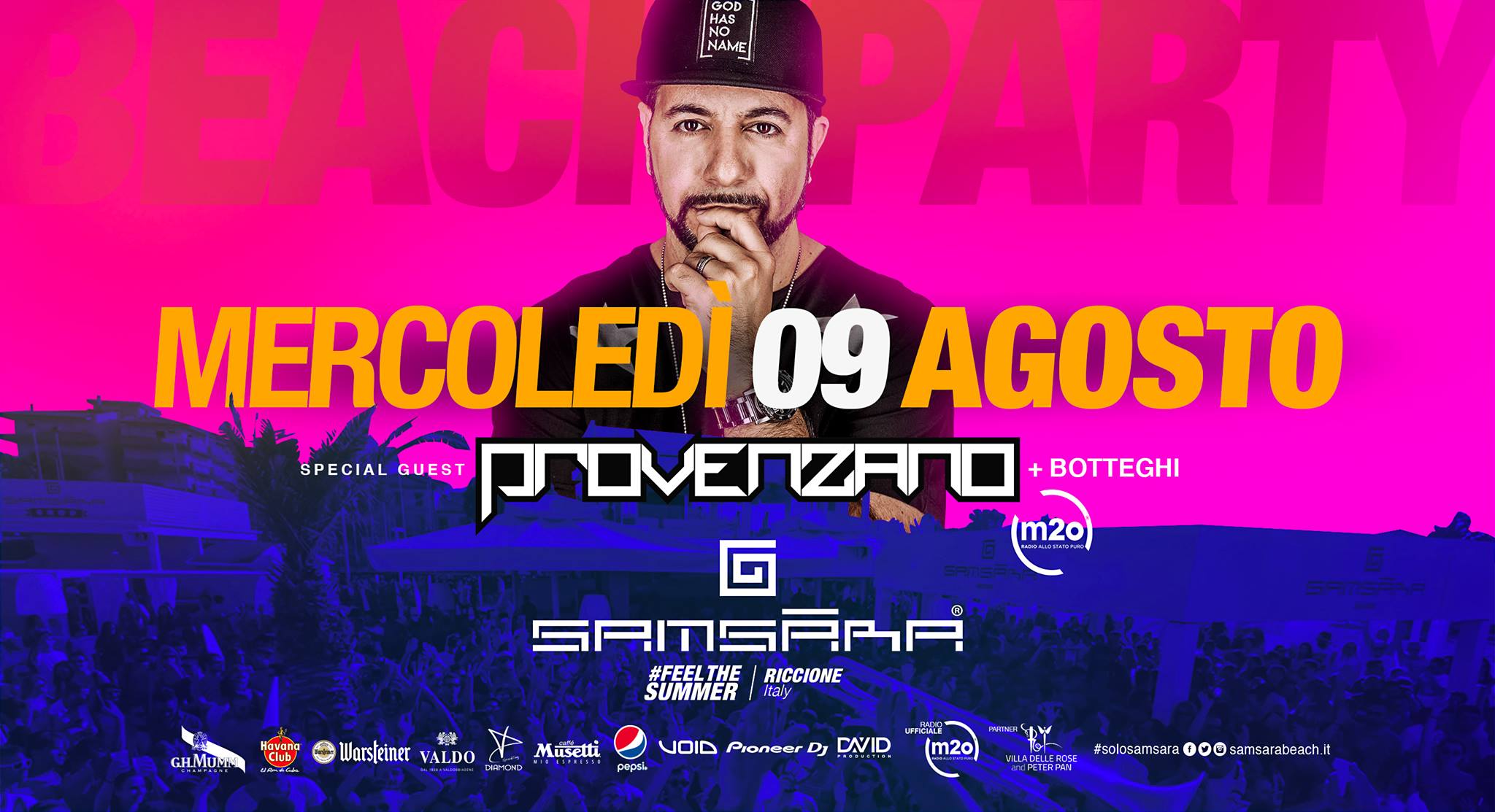 Provenzano Dj al Samsara di Riccione