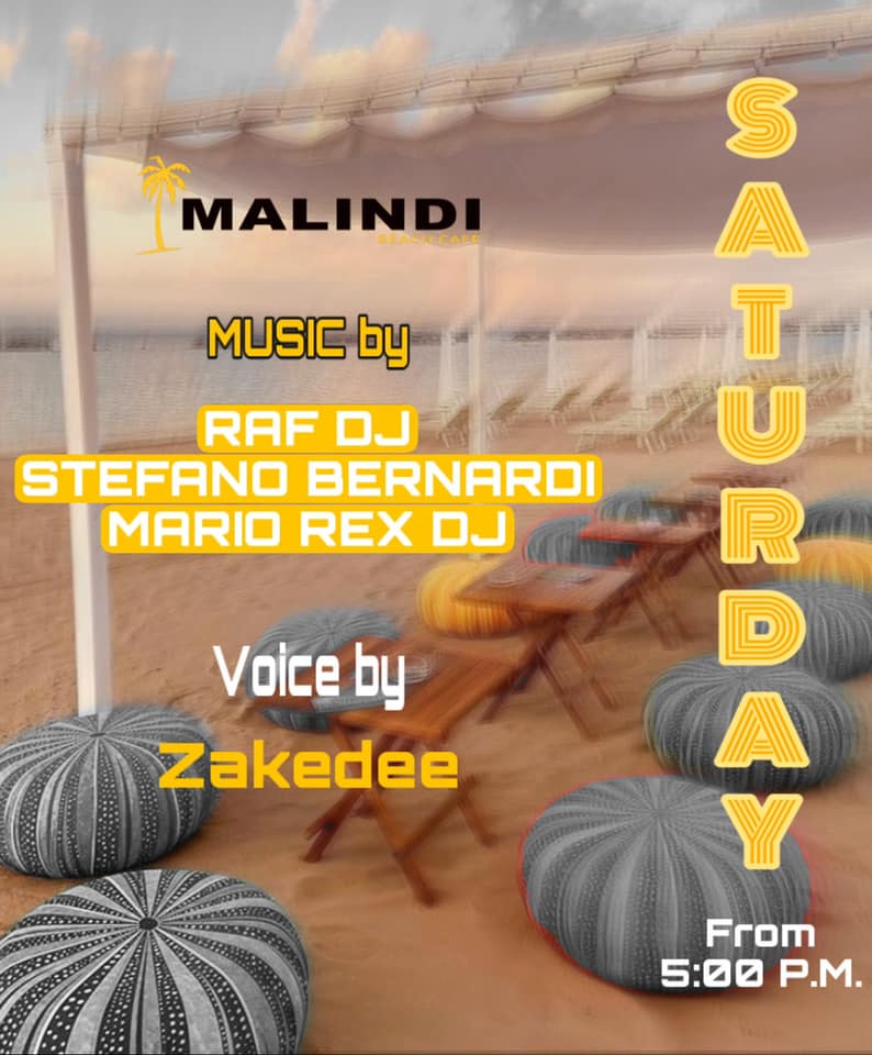 Raf dj al Malindi Beach Cafè di Cattolica