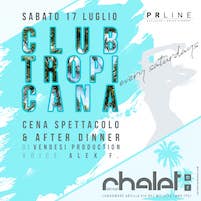 Club Tropicana con Alex F voice allo Chalet Del Mar di Fano