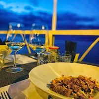 Chalet Beach Marina di Montemarciano, la terrazza sul mare