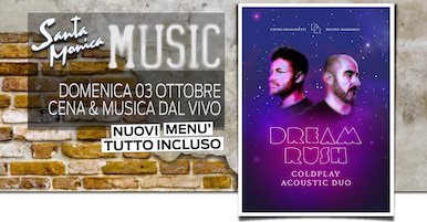 Coldplay Acoustic Duo al Santa Monica di Ancona