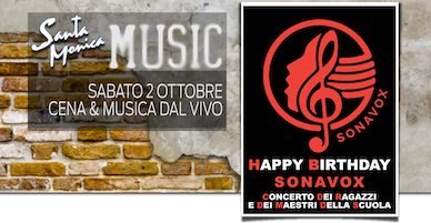 Happy Birthday Sonavox al Santa Monica di Ancona