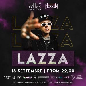 Lazza al Byblos club di Riccione