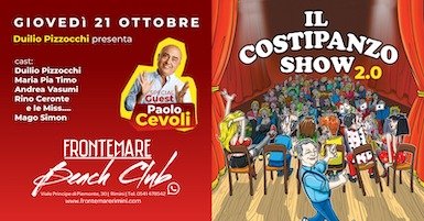 Torna il Costipanzo show al Frontemare di Rimini