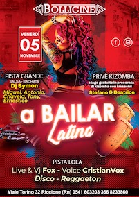 A Bailar latino post Halloween alla discoteca Bollicine di Riccione