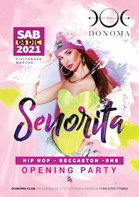 Discoteca Donoma Civitanova Marche, opening con party Senorita