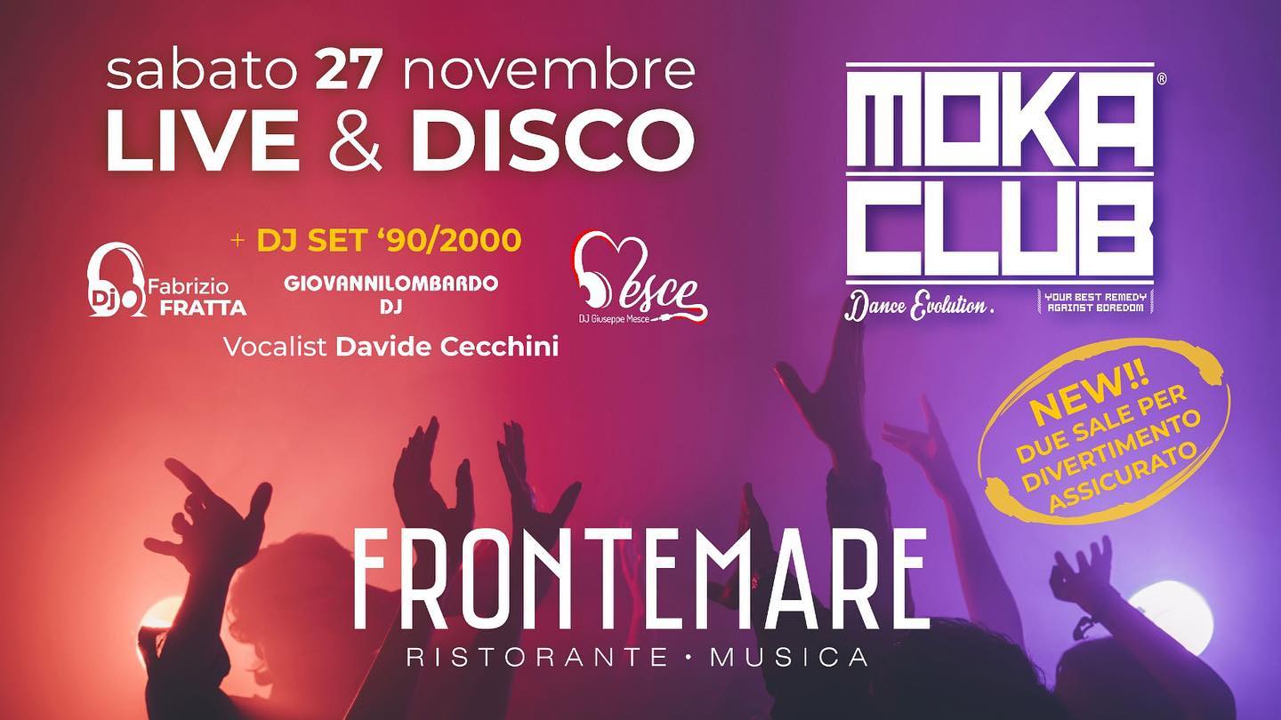 Ristorante discoteca Frontemare di Rimini, inaugurazione seconda sala