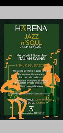 Italian Swing al Ristorante Harena di San Benedetto del Tronto