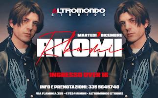 Rkomi alla Discoteca Altromondo di Rimini