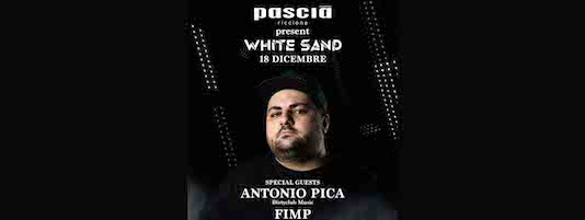 Antonio Pica alla Discoteca Pascià di Riccione