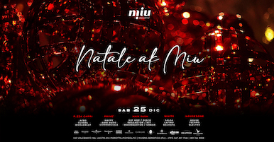 Natale 2021 alla Discoteca Miu di Marotta