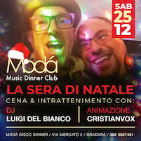 Natale 2021 alla Discoteca Modà di Gradara