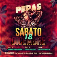 Pepas pre Natale e Capodanno alla Discoteca Bollicine di Riccione