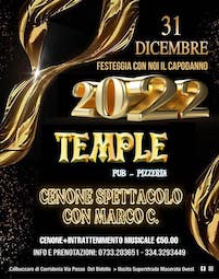 Ultimo dell'anno 2021 al Temple a Colbuccaro di Corridonia