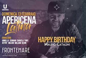 Mauro Catalini Happy Birthday alla Discoteca Frontemare di Rimini