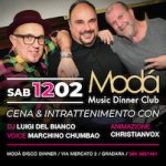 Modà disco dinner di Gradara, animazione di Cristian Vox