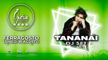 Tananai Ospite all' Operà Beach Club di Riccione