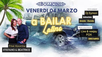 A Bailar Latino pre Festa della Donna alla Discoteca Bollicine di Riccione