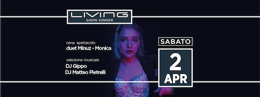 Living show dinner di Misano Adriatico, duet Minuz e Monica