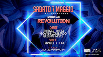 Ristorante e Discoteca Frontemare di Rimini, Revolution live band