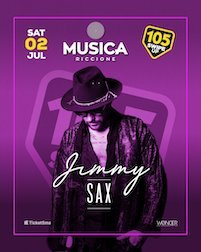 Jimmy Sax al Musica Club di Riccione