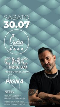 Che Musica di Cena all'Operà di Riccione con il Dj Set di Pigna