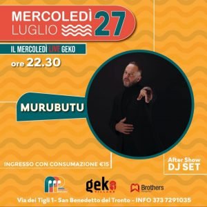 Murubutu Live al Geko di San Benedetto