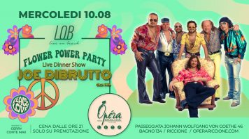 Joe di Brutto Live all'Operà Beach Club di Riccione