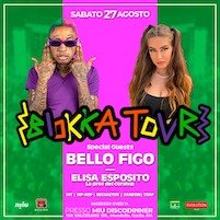 Bello Figo ed Elisa Esposito alla Discoteca Miu di Marotta