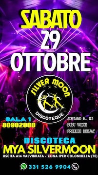 Aspettando Halloween alla Discoteca Mya Silver Moon di Colonnella