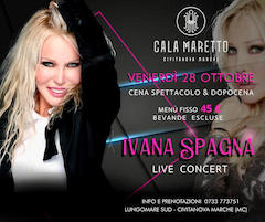 Ivana Spagna al Calamaretto di Civitanova