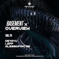 Basement x Overview alla Discoteca Privilege