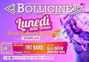 Live TNT Band alla Discoteca Bollicine Riccione