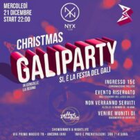 Galiparty al Nyx Club di Ancona