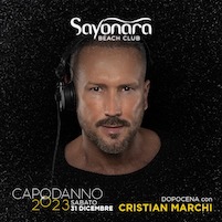 Capodanno con Cristian Marchi al Sayonara di Tortoreto