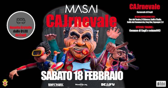 Carnevale 2023 alla Discoteca Masai di Cagli