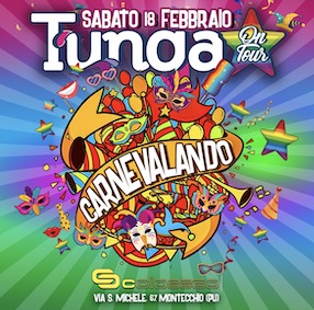 Carnevale Tunga On Tour alla Discoteca Colosseo