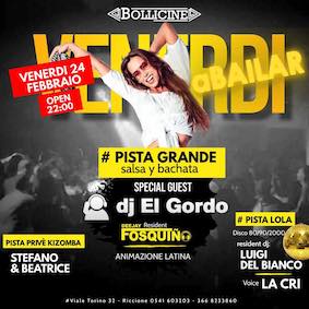 El Gordo guest dj alla Discoteca Bollicine di Riccione