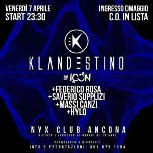 Klandestino di Pasqua al Nyx Club