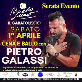 Cena e ballo con Pietro Galassi al Melaluna di Castelfidardo