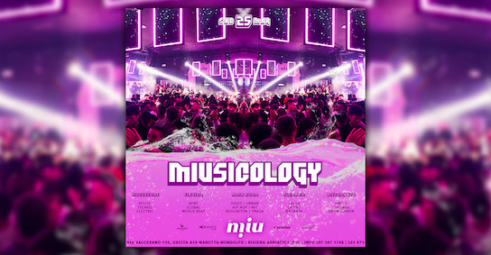 Miusicology di primavera alla discoteca Miu di Marotta