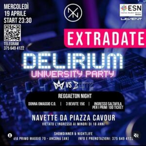 Extradate Delirium al Nyx Club