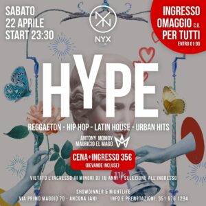 Un altro grande sabato al Nyx Club