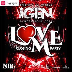 Love Me Closing Party alla Discoteca Energy di Cesenatico