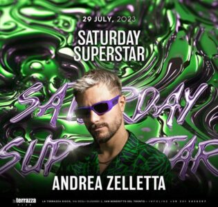 Andrea Zelletta alla Discoteca La Terrazza