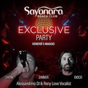 Exclusive party al Sayonara Tortoreto