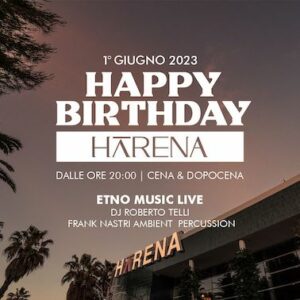 Happy birthday ristorante Harena San Benedetto del Tronto