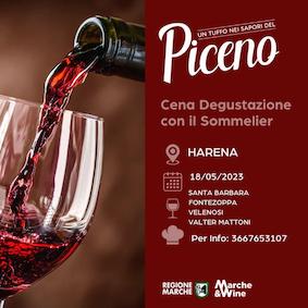 Harena San Benedetto, cena degustazione con sommelier