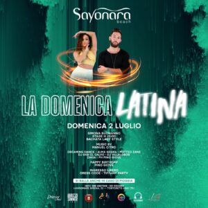 Domenica latina al Sayonara di Tortoreto