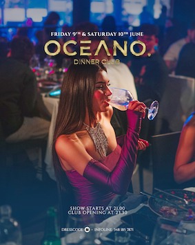 Cena show e club all’Oceano di Milano Marittima